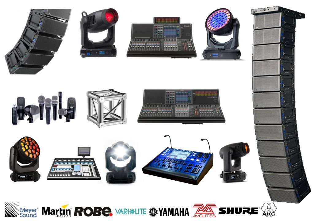 equipos de sonido e iluminacion profesional en Alicante